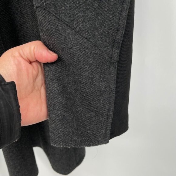 Torrid Womens Double Breasted Military Style Coat Dark Gray Size 3 - Picture 6 of 12